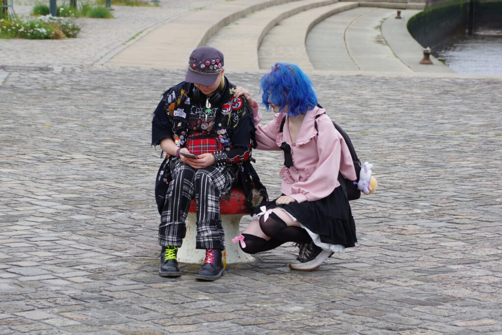 A couple preparing for CSD Bremerhaven.